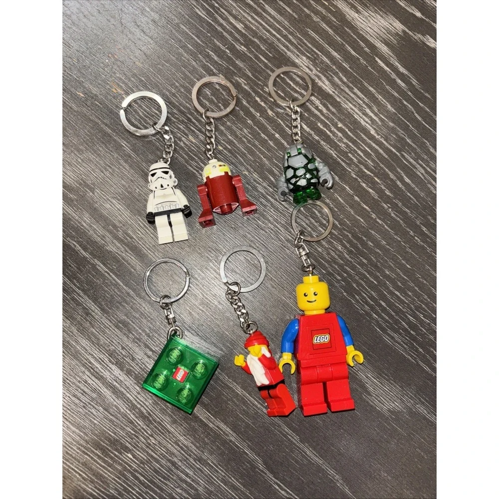 LEGO Minifigure‎ Keychain Lot Of 6 Including Star Wars